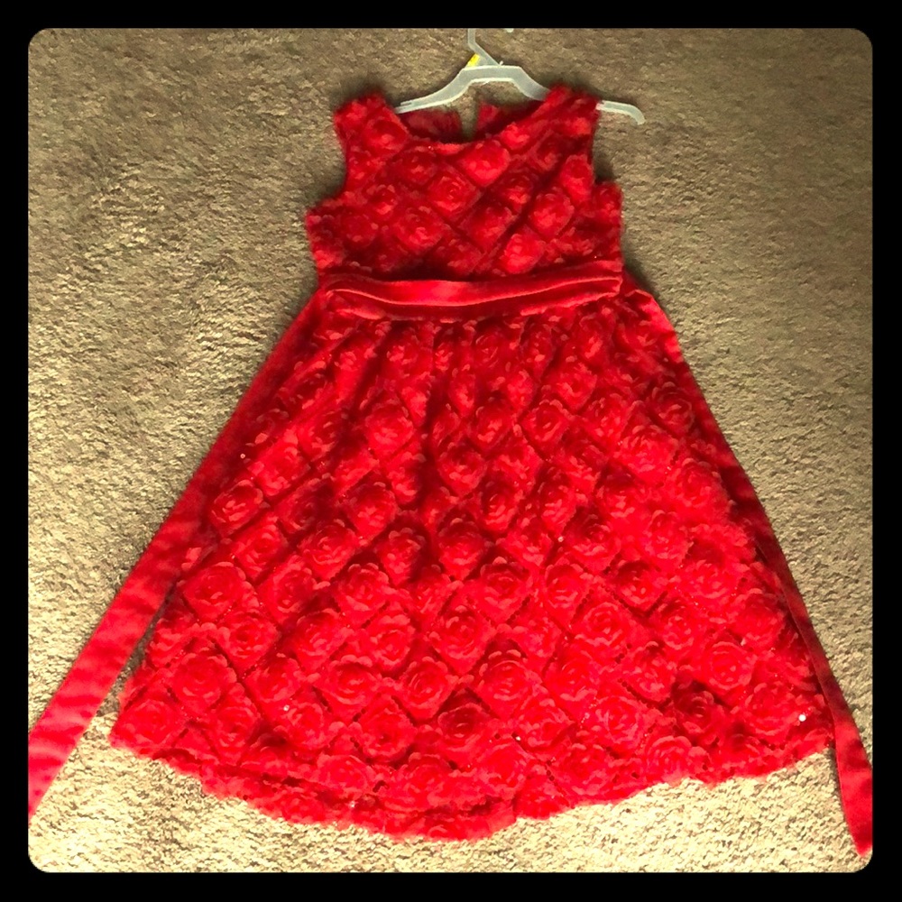 Red dress